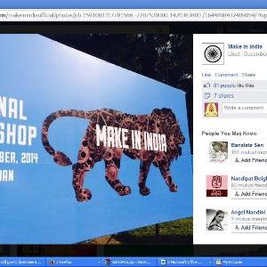 'Make in India' Facebook page adds 1 member every 3 seconds