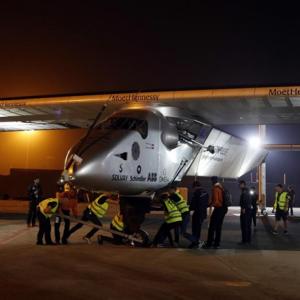 Solar plane's journey gets stuck in red tape