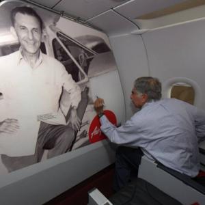 AirAsia unveils aircraft with JRD Tata livery