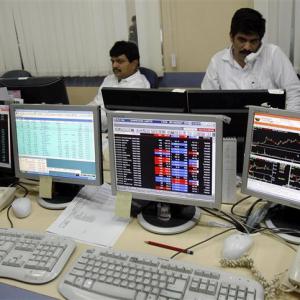 Sensex inches lower; RBI policy meet eyed