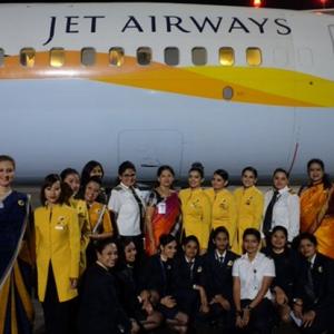 Airlines operate all-women crew flight