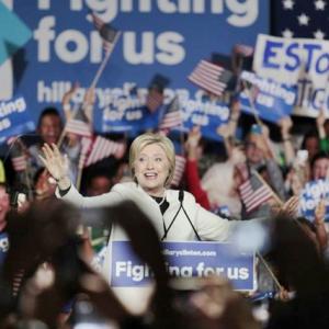 I am going to be Democratic nominee: Clinton