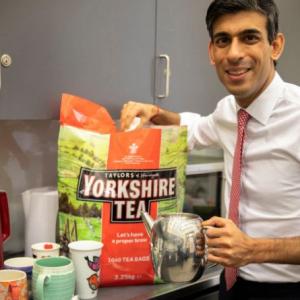 Rishi Sunak's tweet lands tea company in hot water