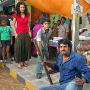 First Look: Kangna Ranaut shoots for Telugu film