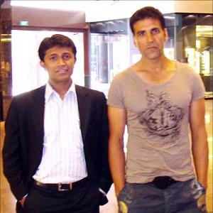 Spotted: Akshay Kumar in Singapore