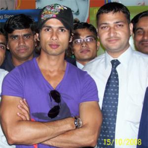 Spotted: Shahid Kapoor in Chandigarh