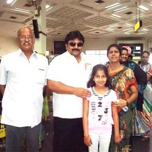 Spotted: Prabhu at the Kochi airport
