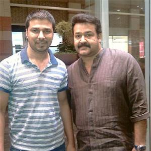 Spotted: Mohanlal in Dubai