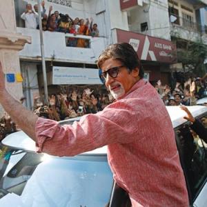 PIX: Amitabh Bachchan shoots tourism ad in Gujarat