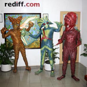 PIX: When ALIENS invaded the Rediff office