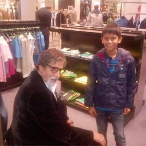 Spotted: Amitabh Bachchan in London