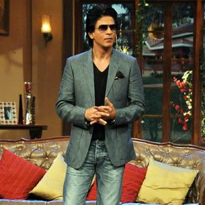 PIX: Shah Rukh Khan shows off his funny side