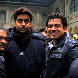 Spotted! Abhishek Bachchan shooting for Dhoom 3 in Zurich