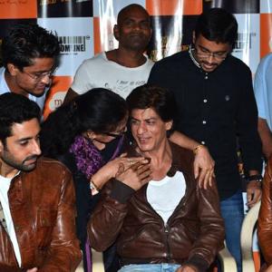 Spotted: Shah Rukh Khan at Happy New Year event