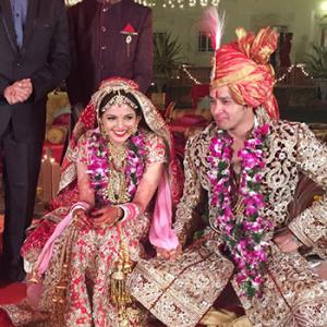 PIX: Aniruddh Dave, Shubhi Ahuja's royal wedding