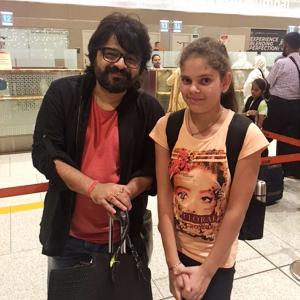 Spotted: Composer Pritam at Mumbai airport
