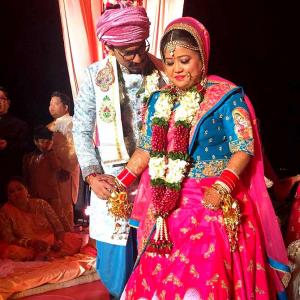 PIX: Bharti weds Haarsh