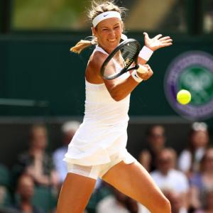 Wimbledon Pix: Azarenka dashes Watson's dreams, Nishikori beaten