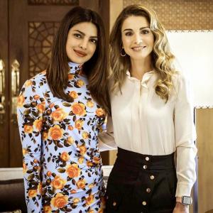 Priyanka meets Queen Rania