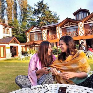 Alia takes in magical Kashmir