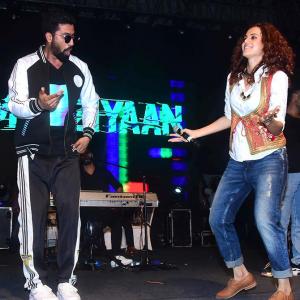 PIX: Watch Taapsee, Vicky dance
