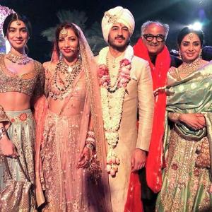 PIX: Sridevi looks gorgeous at Mohit Marwah's wedding!