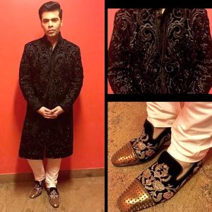We love Karan Johar's shoes!