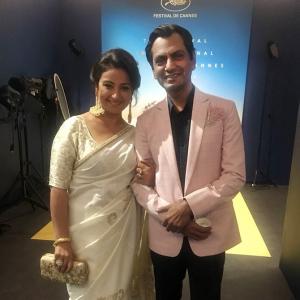 Divya Dutta, Nawaz with Manto at Cannes