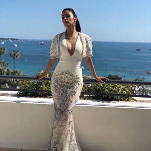 Cannes 2018: Mallika, a vision in white