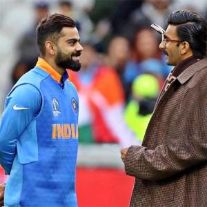 When Ranveer met cricket legends