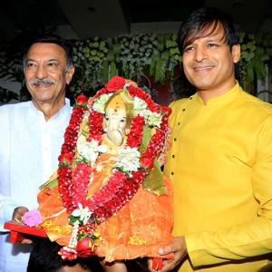 PIX: Vivek Oberoi, Allu Arjun's Ganpati visarjan