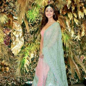 PIX: Alia Bhatt attends Ranbir's cousin's wedding