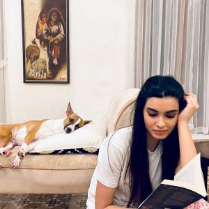 What is Diana Penty reading?