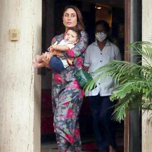 Taimur, Jeh Attend A Birthday Party