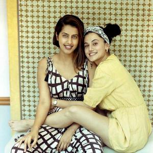 Who's Taapsee Clinging To?