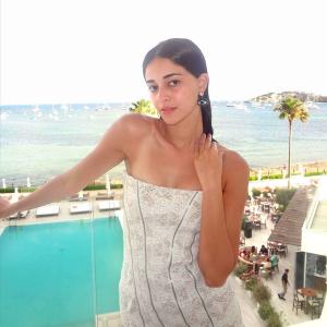 Ananya Sends Love From Ibiza
