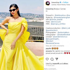 Mouni's Sunny Day At Cannes