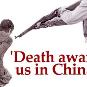 'Death awaits us in China'