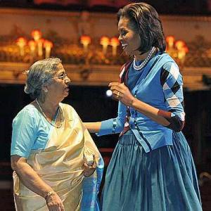 When Michelle towered over PM's wife