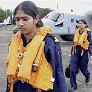 Indian Navy's first women aviators take charge