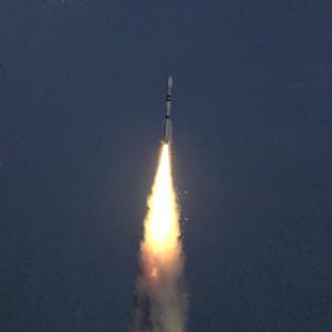 PIX: GSLV mission fails, rocket explodes in midair
