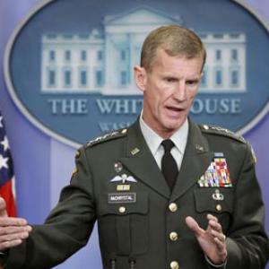 All options on table: White House on McChrystal