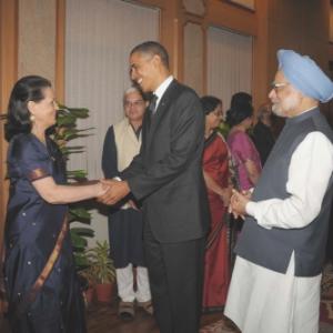 Obamas meet India's high and mighty