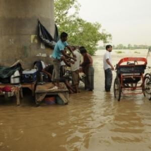 Yamuna level rises, areas in Delhi flooded