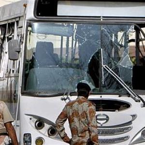 Pakistan Navy bus bombed in Karachi