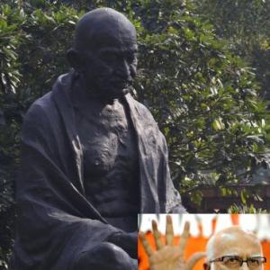 Advani leads BJP protest against Gujarat Lokayukta