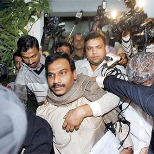 CBI ends suspense; arrests A Raja over 2G scam