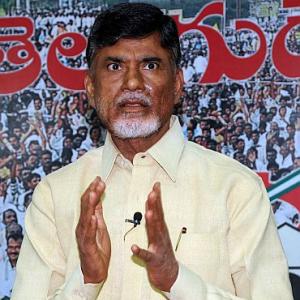 Chandrababu suffers minor back injury in stage collapse