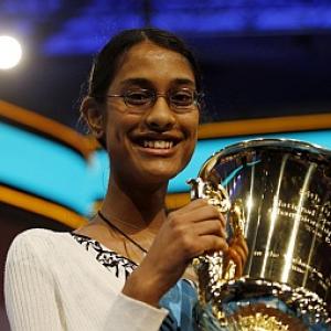 Indian girl wins spelling bee with 'cymotrichous'