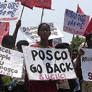 Orissa: POSCO stir intensifies, political parties join in